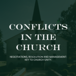 Front cover - Conflicts in the Church