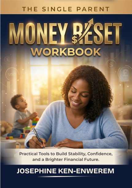 Front cover - The Single Parent Money Reset Workbook