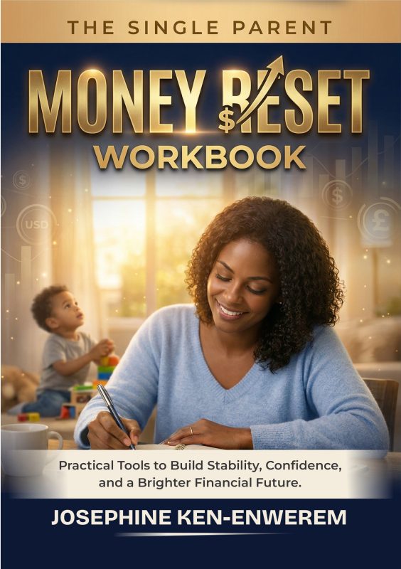 Front cover - The Single Parent Money Reset Workbook