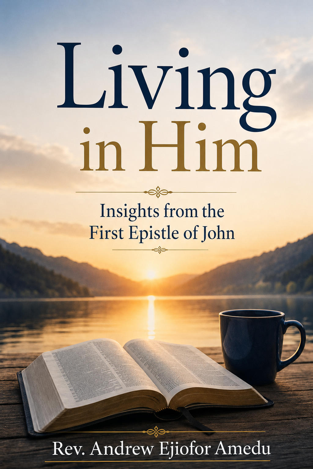 Front cover - Living in Him Front cover - Living in Him