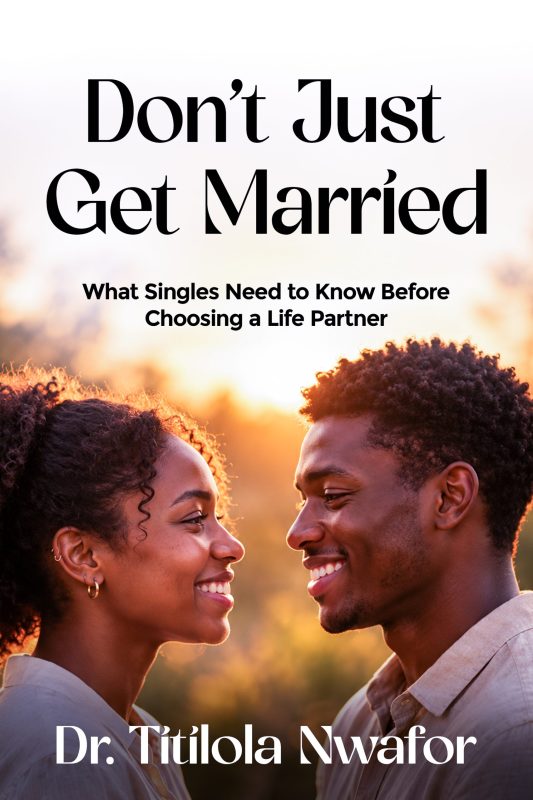 Front cover - Don't Just Get Married