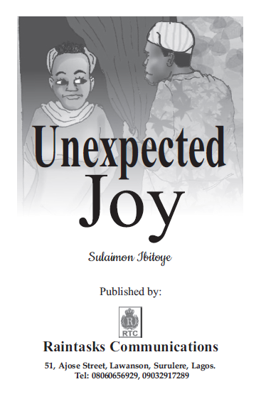 cover - unexpected joy